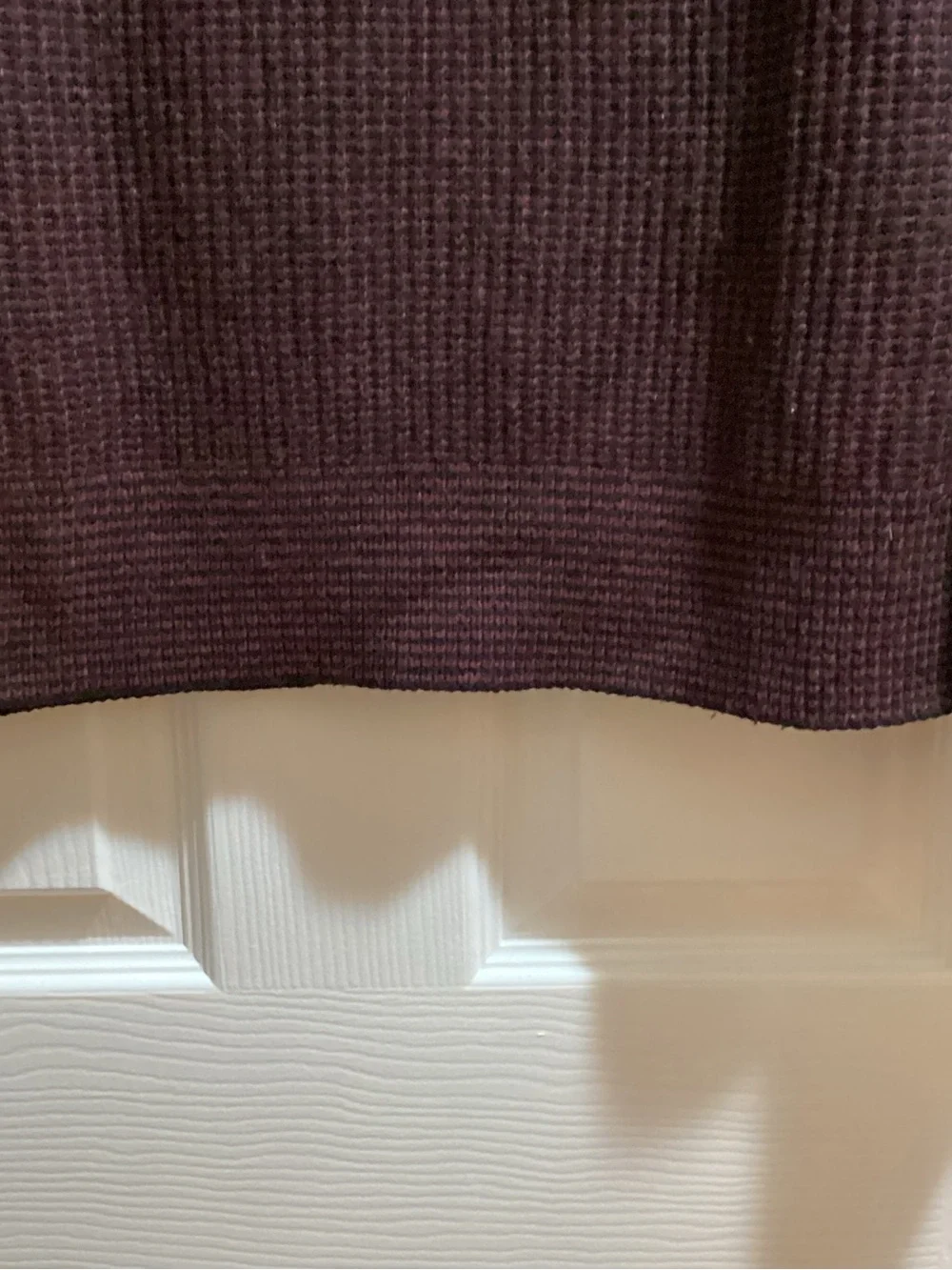 Banana Republic Men’s Waffle Knit Crewneck Sweater - Dark Burgundy